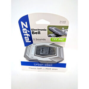 Zefal Urban Electronic Bike Bell 2 Sounds Classic Bell & Siren New In Box
